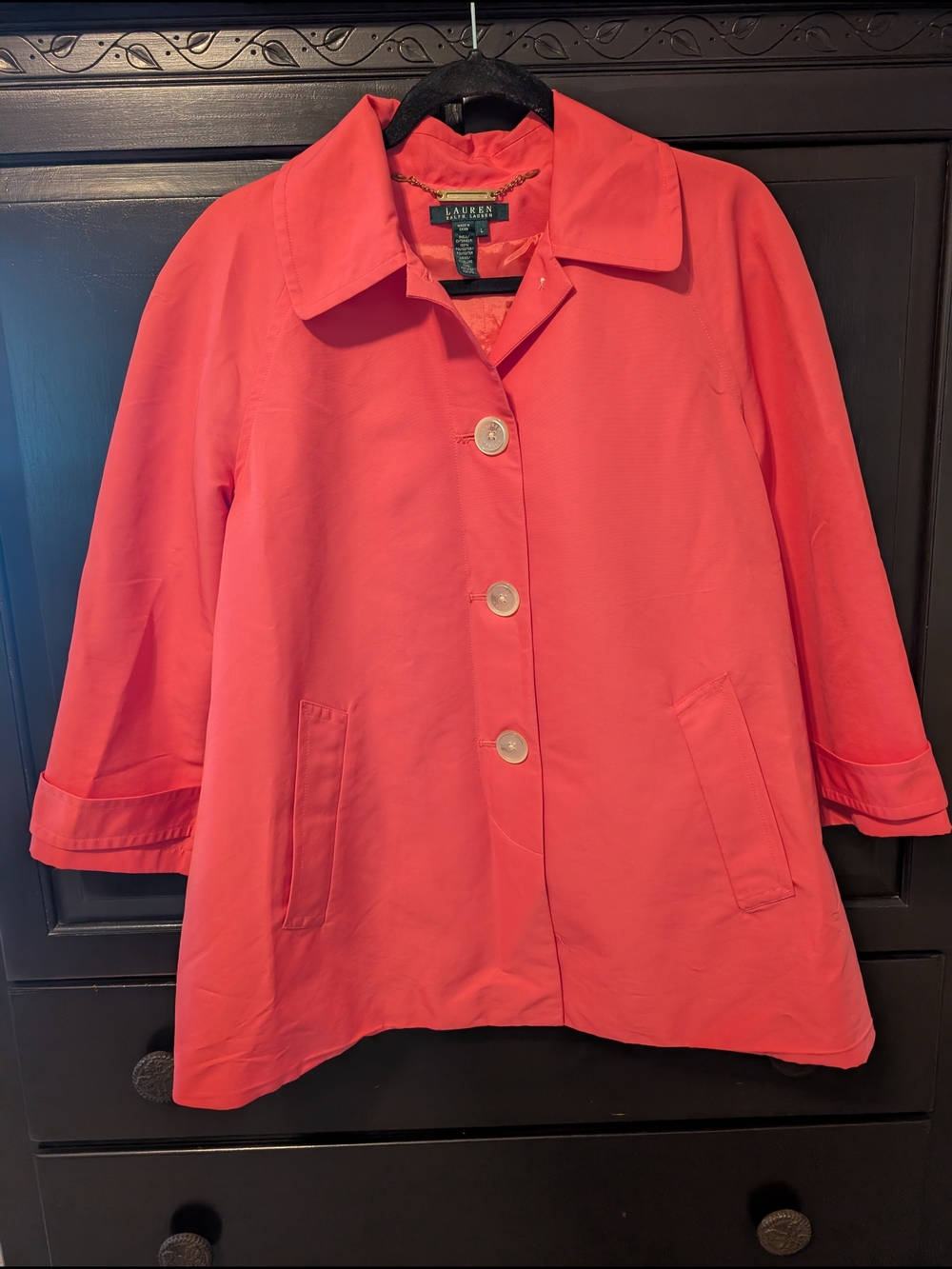 Lauren Ralph Lauren Coral Trench Coat